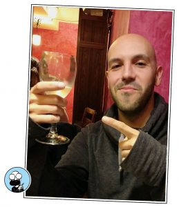 UN vinito con Dani Danius. Zarvabarroso.com