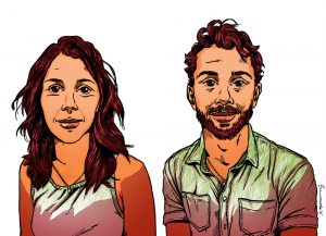 Proyecto Binomio, 2016. Zarva Barroso-retratos duales