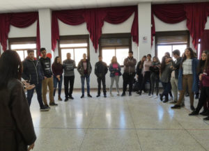 Proyecto Identidades. Colaboran: IE Melchor Jovellanos. Lugar: Salón de Actos, IE Melchor de Jovellanos. Alhucemos, Marruecos, 2018.